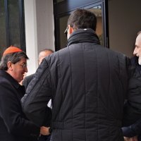 Il Cardinale è accolto da Don Massimo
